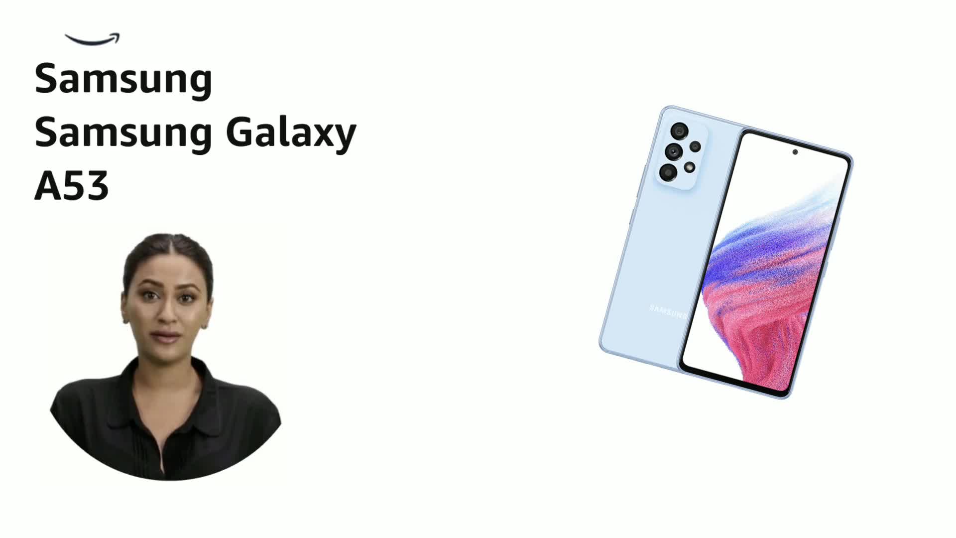 Samsung Galaxy A53 5Gホワイト6GB RAM 128GB Samsung Galaxy A53 5G Smartphone, 6 GB RAM, 128 GB storage